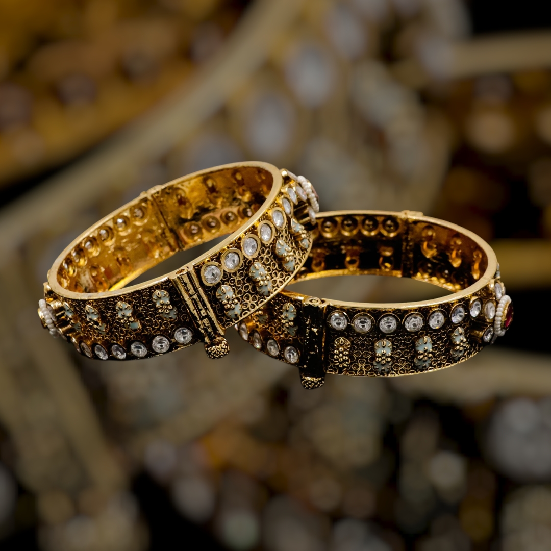 Rani Antique Rajwadi Bangles